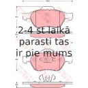 Bremžu uzliku kompl., Disku bremzes TRW GDB1687