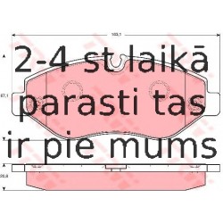 Bremžu uzliku kompl., Disku bremzes TRW GDB1698