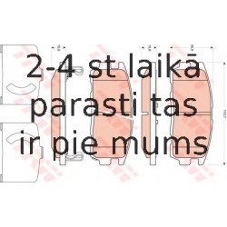Bremžu uzliku kompl., Disku bremzes TRW GDB1716