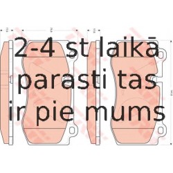 Bremžu uzliku kompl., Disku bremzes TRW GDB1733