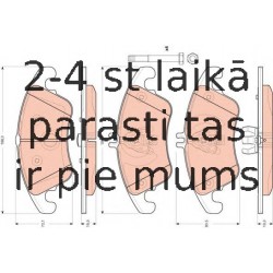 Bremžu uzliku kompl., Disku bremzes TRW GDB1737