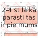 Bremžu uzliku kompl., Disku bremzes TRW GDB1743