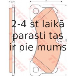 Bremžu uzliku kompl., Disku bremzes TRW GDB1774