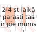 Bremžu uzliku kompl., Disku bremzes TRW GDB1786