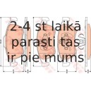 Bremžu uzliku kompl., Disku bremzes TRW GDB1789