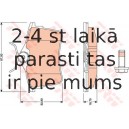 Bremžu uzliku kompl., Disku bremzes TRW GDB1799