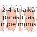 Bremžu uzliku kompl., Disku bremzes TRW GDB1843