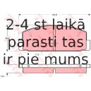 Bremžu uzliku kompl., Disku bremzes TRW GDB3088