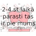 Bremžu uzliku kompl., Disku bremzes TRW GDB3190