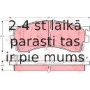 Bremžu uzliku kompl., Disku bremzes TRW GDB3192