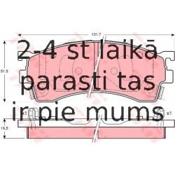 Bremžu uzliku kompl., Disku bremzes TRW GDB3192