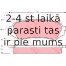 Bremžu uzliku kompl., Disku bremzes TRW GDB3198