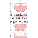 Bremžu uzliku kompl., Disku bremzes TRW GDB3243