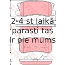 Bremžu uzliku kompl., Disku bremzes TRW GDB3247