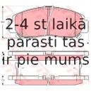Bremžu uzliku kompl., Disku bremzes TRW GDB3268