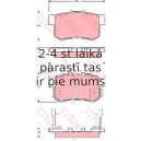 Bremžu uzliku kompl., Disku bremzes TRW GDB3269