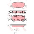 Bremžu uzliku kompl., Disku bremzes TRW GDB3289