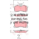 Bremžu uzliku kompl., Disku bremzes TRW GDB3334
