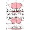 Bremžu uzliku kompl., Disku bremzes TRW GDB3335