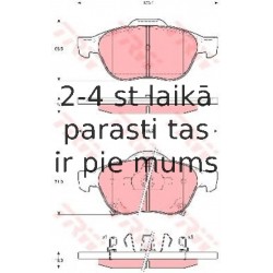 Bremžu uzliku kompl., Disku bremzes TRW GDB3335