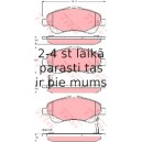 Bremžu uzliku kompl., Disku bremzes TRW GDB3336