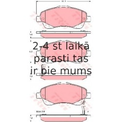 Bremžu uzliku kompl., Disku bremzes TRW GDB3336