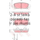 Bremžu uzliku kompl., Disku bremzes TRW GDB3341