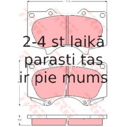 Bremžu uzliku kompl., Disku bremzes TRW GDB3364