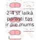 Bremžu uzliku kompl., Disku bremzes TRW GDB3371
