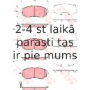 Bremžu uzliku kompl., Disku bremzes TRW GDB3371
