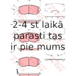 Bremžu uzliku kompl., Disku bremzes TRW GDB3371