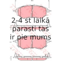 Bremžu uzliku kompl., Disku bremzes TRW GDB3372