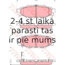 Bremžu uzliku kompl., Disku bremzes TRW GDB3373