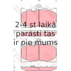 Bremžu uzliku kompl., Disku bremzes TRW GDB3398