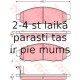 Bremžu uzliku kompl., Disku bremzes TRW GDB3404