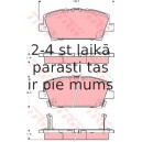 Bremžu uzliku kompl., Disku bremzes TRW GDB3407
