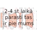 Bremžu uzliku kompl., Disku bremzes TRW GDB3408