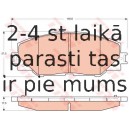 Bremžu uzliku kompl., Disku bremzes TRW GDB3424