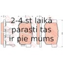 Bremžu uzliku kompl., Disku bremzes TRW GDB3438