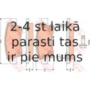 Bremžu uzliku kompl., Disku bremzes TRW GDB3446