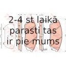 Bremžu uzliku kompl., Disku bremzes TRW GDB3452