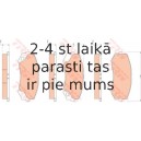 Bremžu uzliku kompl., Disku bremzes TRW GDB3492