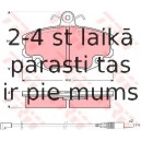 Bremžu uzliku kompl., Disku bremzes TRW GDB400