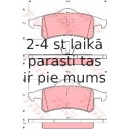 Bremžu uzliku kompl., Disku bremzes TRW GDB4127