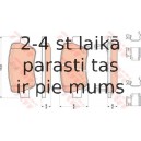 Bremžu uzliku kompl., Disku bremzes TRW GDB4175