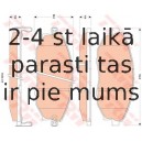 Bremžu uzliku kompl., Disku bremzes TRW GDB4179