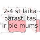Bremžu uzliku kompl., Disku bremzes TRW GDB915