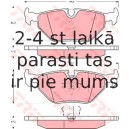 Bremžu uzliku kompl., Disku bremzes TRW GDB917
