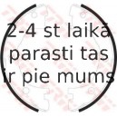 Bremžu loku kompl., Stāvbremze TRW GS8440