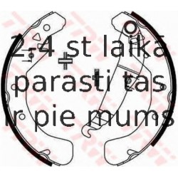 Bremžu loku komplekts TRW GS8637